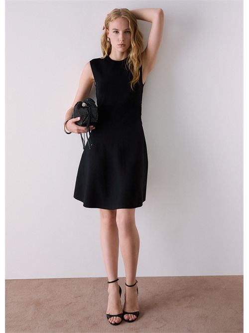 Abito in maglia con dettaglio in pizzo LIU JO | CF6005MS55N/22222
